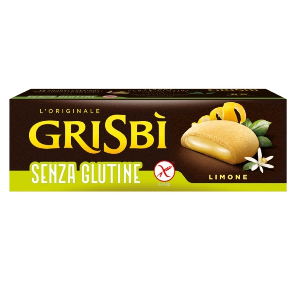 Gluten Free Lemon Grisbi Italian Cookies Biscuits Vicenzi 150g